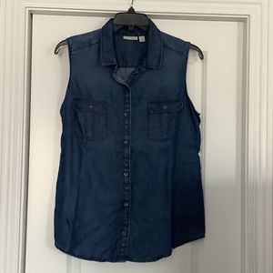 Halogen Denim Blouse XL